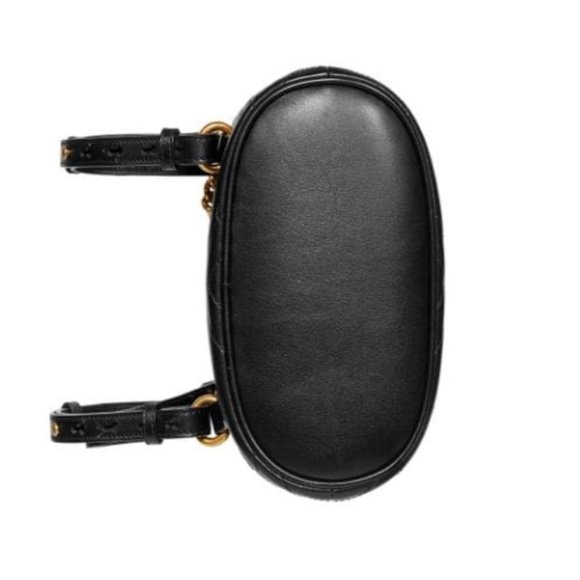 Gucci Chevron Marmont Leather Backpack in Black NEW WITH DUSTBAG - Picture 8 of 10